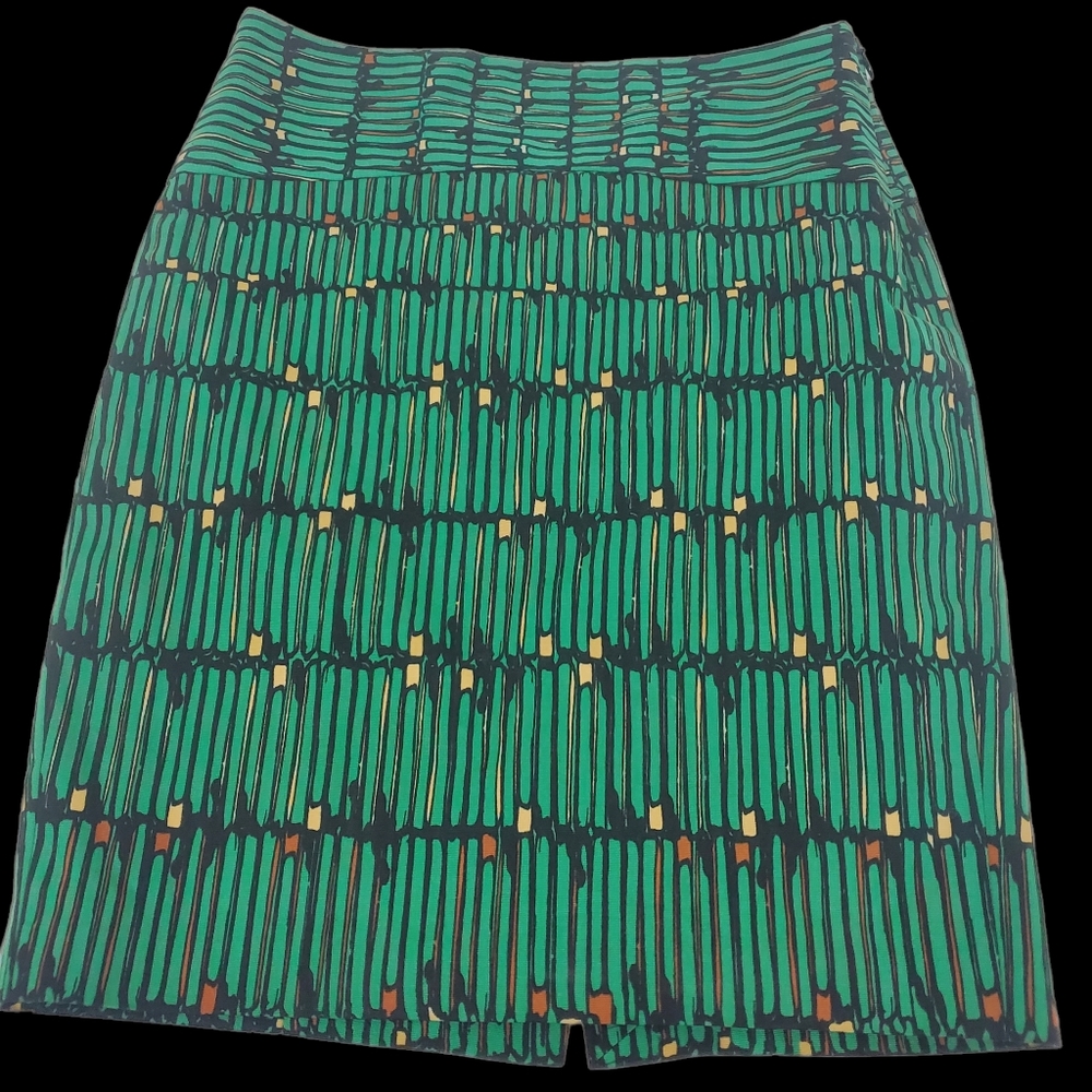 The Limited Green Print Skirt sz 2
